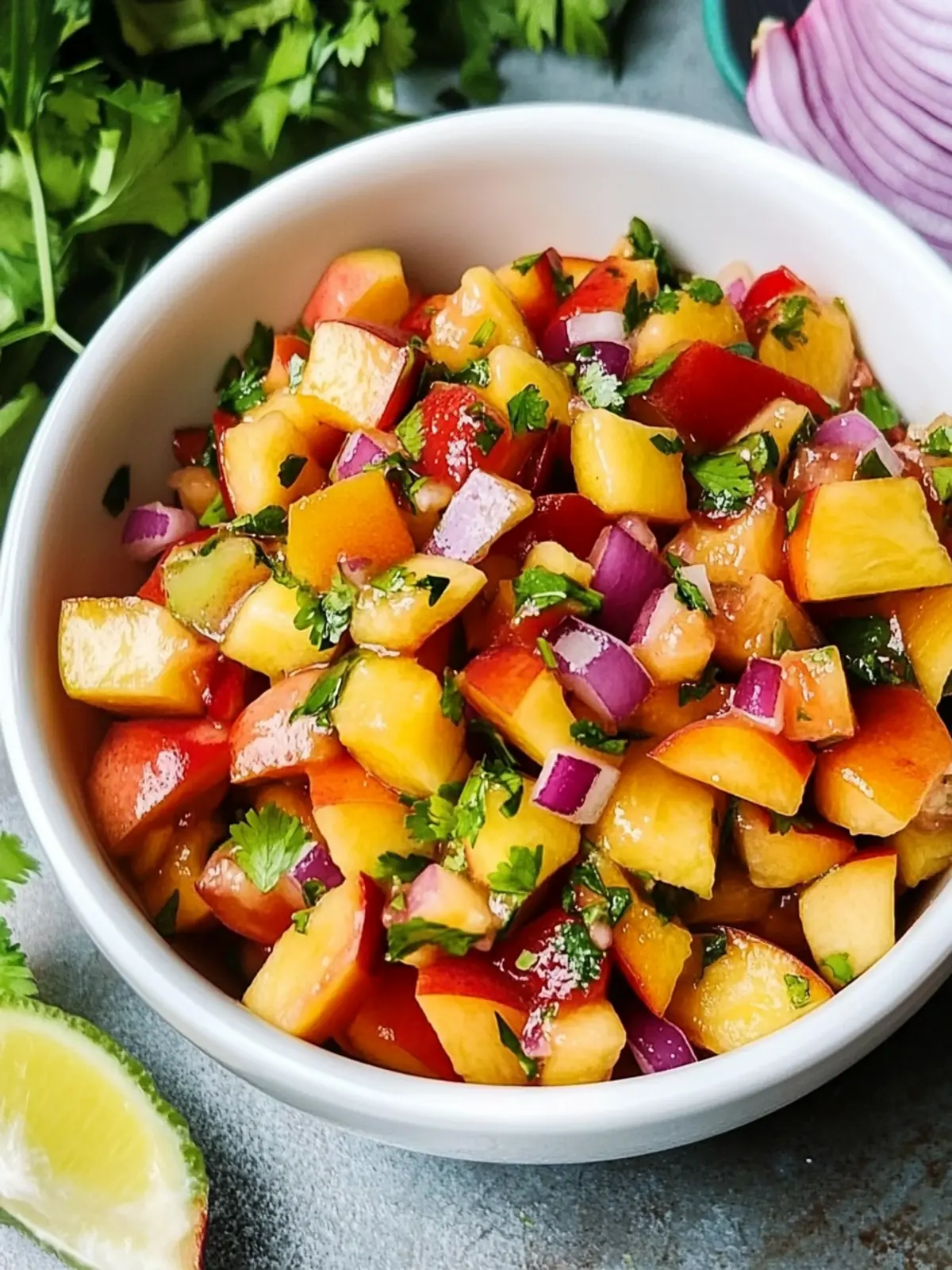 peach salsa